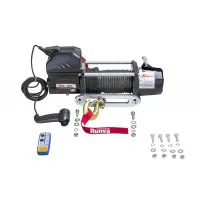 Лебёдка автомобильная электрическая 12V Magnum 9000 lbs 4200 кг (синтетический трос)