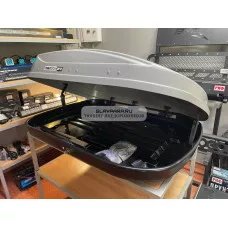 Автобокс MaxBox PRO 430 (малый) серый 136*96*42 см двустороннее открывание (багажный бокс на крышу)