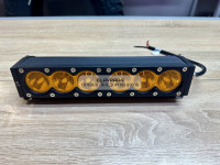 Фара светодиодная CH052 60W 6 диодов по 10W  76*58*103*290мм свет комбинированный янтарный
