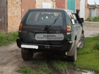 Бампер задний силовой Torque 4x4 для Mitsubishi Pajero Sport 1998-2008