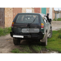 Бампер задний силовой Torque 4x4 для Mitsubishi Pajero Sport 1998-2008