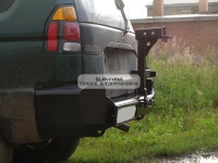 Бампер задний силовой Torque 4x4 для Mitsubishi Pajero Sport 1998-2008