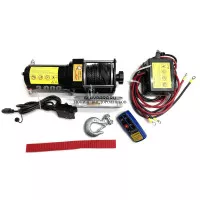 Лебедка на квадроцикл и снегоход 12V PRO TOP 3000lbs/1361 кг синтетический трос (153/1) Лебедка на квадроцикл и снегоход 12V PRO TOP 3000lbs/1361 кг синтетический трос (153/1)