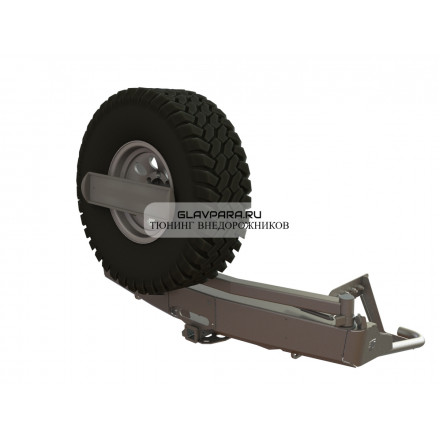 Бампер силовой задний STC Mitsubishi L200 2015+/Fiat Fullback квадрат,лебедка,калитка центр