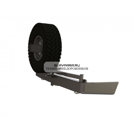 Бампер силовой задний STC Toyota Land Cruiser 200 2015+ квадрат,калитка центр