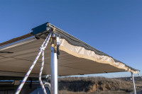 Палатка с автомобильным тентом-маркизой, солнцезащитная РИФ 2х2 м