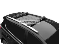 Багажная система LUX Хантер L54-B черная для автомобилей с рейлингами