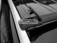 Багажная система LUX Хантер L54-B черная для автомобилей с рейлингами