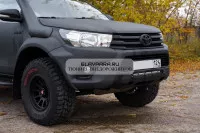 Мини силовик STC Toyota Hilux 2015-2020 с площадкой для лебедки Мини силовик STC Toyota Hilux 2015-2020 с площадкой для лебедки