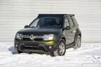 Багажник экспедиционный STC Renault Duster 2010-2019 ШТОРКА с дальним света Багажник экспедиционный STC Renault Duster 2010-2019 ШТОРКА с дальним света