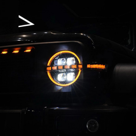 Передняя оптика ARCHAIC для TANK 300 2021–2025 жёлтая линза с переключением Передняя оптика ARCHAIC для TANK 300 2021–2025 жёлтая линза с переключением