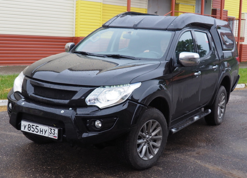 Багажник на крышу Mitsubishi L200 2015- (под покраску) АВС-Дизайн 