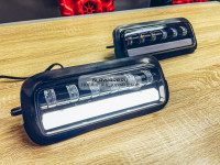 Подфарники LED 6 диодов для Лада Нива 4х4 яркий ближний свет отдельный ДХО и поворотник