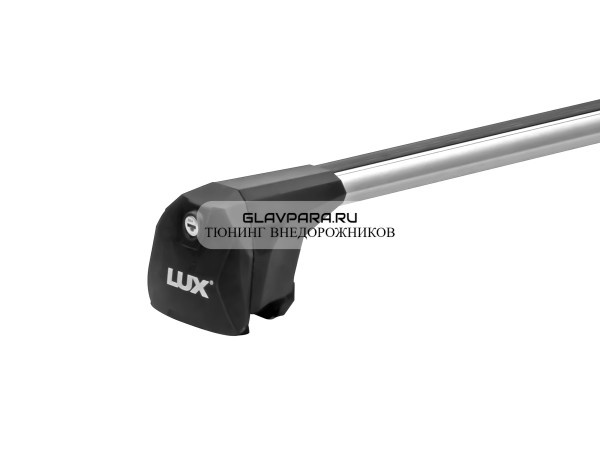 Багажная система LUX Scout для автомобилей с интегрированными рейлингами универсальная с серебристыми дугами 110 см