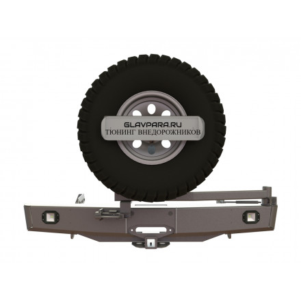 Бампер силовой задний STC Mitsubishi L200 2015+/Fiat Fullback квадрат,лебедка,калитка центр, под птф