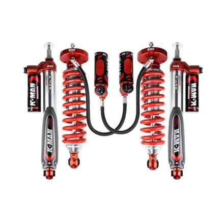 Подвеска K-MAN для BYD Leopard 5 (лифт 1.5" / ≈4 см, регулировка сжатия и отбоя, выносные бачки, с передними пружинами)