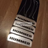 Универсальные брызговики для внедорожников Hummer (комплект 2 шт.)