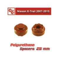 Проставки над задними пружинами Nissan X-Trail 2007-Present на 25 мм