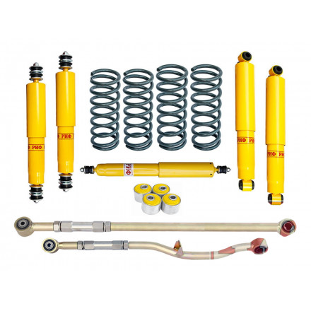 Лифт-комплект РИФ для Nissan Patrol Y60 и Y61 до 2000 года лифт 100 мм (левый руль) Лифт-комплект РИФ для Nissan Patrol Y60 и Y61 до 2000 года лифт 100 мм (левый руль)