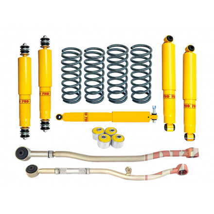 Лифт-комплект РИФ для Nissan Patrol Y61 2000+ лифт 100 мм (левый руль) Лифт-комплект РИФ для Nissan Patrol Y61 2000+ лифт 100 мм (левый руль)