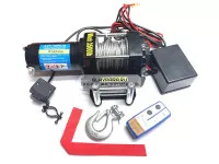 Лебедка электрическая Electric Winch 12V 3500lbs / 1587 кг стальной трос Лебедка электрическая Electric Winch 12V 3500lbs / 1587 кг стальной трос