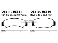 Тормозные колодки RIVAL серия Hard для CFmoto X8 H.O., X10 (2001-2021) задние
