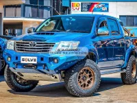 Силовой бампер передний RIVAL алюминиевый Toyota Hilux Vigo 2011-2015 (без ПТФ) 2D.5707.1.B-NL