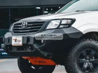 Силовой бампер передний RIVAL алюминиевый Toyota Hilux Vigo 2011-2015 (без ПТФ) 2D.5707.1.B-NL