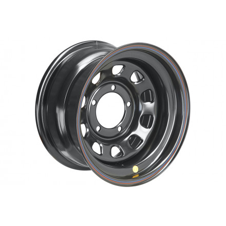 Диск усиленный УАЗ стальной черный 5x139,7 8xR15 d110 ET-19 (полукруг)