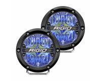 Светодиодные фары водительского света RIGID 360 Series 4″ с синей подсветкой