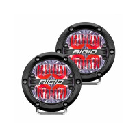 Светодиодные фары водительского света RIGID 360 Series 4″ с красной подсветкой