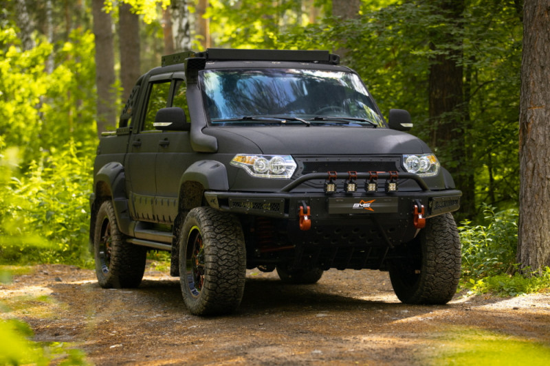 Бампер силовой передний BMS ALFA для УАЗ Патриот Бампер силовой передний BMS ALFA для УАЗ Патриот