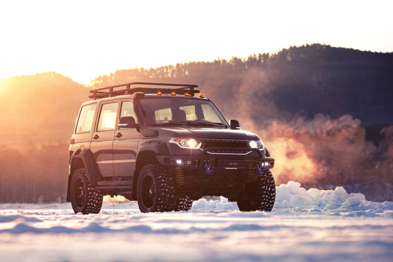 Бампер силовой передний BMS ALFA для УАЗ Патриот Бампер силовой передний BMS ALFA для УАЗ Патриот