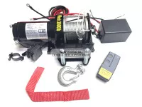 Лебедка электрическая ATV Electric Winch 3000lbs / 1361 кг 12V стальной трос (на снегоход, квадроцикл) Лебедка электрическая ATV Electric Winch 3000lbs / 1361 кг 12V стальной трос (на снегоход, квадроцикл)