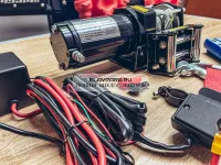Лебедка электрическая ATV Electric Winch 3000lbs / 1361 кг 12V стальной трос (на снегоход, квадроцикл) Лебедка электрическая ATV Electric Winch 3000lbs / 1361 кг 12V стальной трос (на снегоход, квадроцикл)