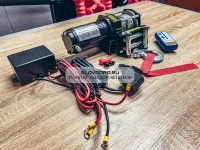 Лебедка электрическая ATV Electric Winch 3000lbs / 1361 кг 12V стальной трос (на снегоход, квадроцикл) Лебедка электрическая ATV Electric Winch 3000lbs / 1361 кг 12V стальной трос (на снегоход, квадроцикл)