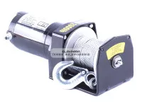 Лебедка электрическая 12V ATV Electric Winch 2000lbs / 907 кг стальной трос