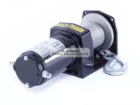 Лебедка электрическая 12V ATV Electric Winch 2000lbs / 907 кг стальной трос