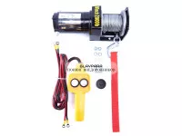 Лебедка электрическая 12V ATV Electric Winch 2000lbs / 907 кг стальной трос