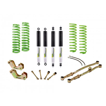 Комплект подвески Ironman для Nissan Patrol Y61 нагрузка перед до 100 кг зад 200 кг лифт 150 мм (масляный) Комплект подвески Ironman для Nissan Patrol Y61 нагрузка перед до 100 кг зад 200 кг лифт 150 мм (масляный)