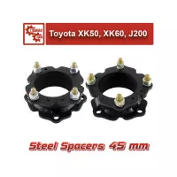 Проставки над передними стойками Toyota Tundra 2006, Land Cruiser 200 2007-, Sequoia 2007; Lexus LX570 2007-, LX450d 2015- лифт 75 мм Проставки над передними стойками Toyota Tundra 2006, Land Cruiser 200 2007-, Sequoia 2007; Lexus LX570 2007-, LX450d 2015- лифт 75 мм
