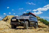 Бампер РИФ силовой передний Mitsubishi Pajero Sport 2015-2020 дизель под площадку для лебёдки RIFPS3-33003