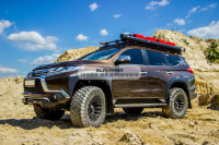 Бампер РИФ силовой передний Mitsubishi Pajero Sport 2015-2020 дизель под площадку для лебёдки RIFPS3-33003