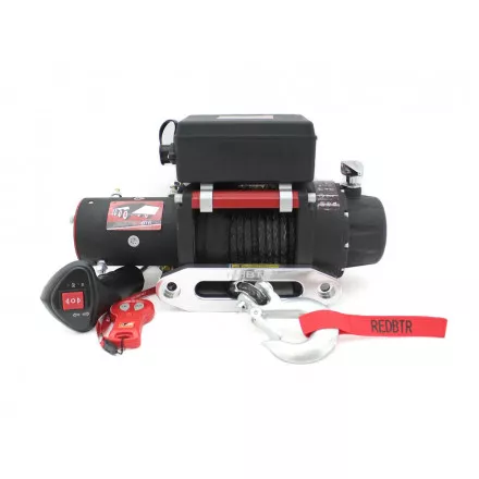 Лебедка электрическая автомобильная redBTR серия HUNTER 6,0S (2720 кг) 12V 172,8:1 синтетический трос Лебедка электрическая автомобильная redBTR серия HUNTER 6,0S (2720 кг) 12V 172,8:1 синтетический трос