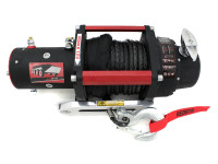 Лебедка электрическая автомобильная redBTR серия HUNTER 6,0S (2720 кг) 12V 172,8:1 синтетический трос