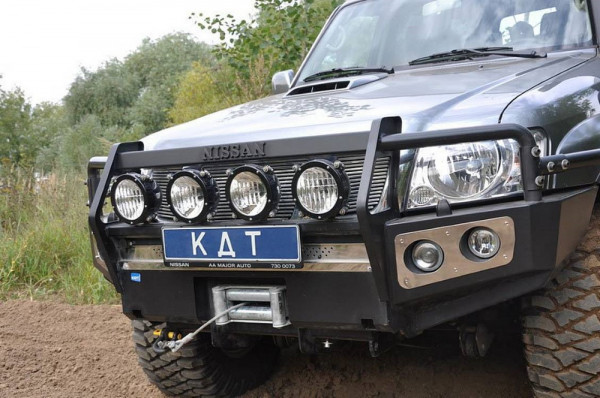 Алюминиевый передний силовой бампер KDT для Nissan Patrol Y61