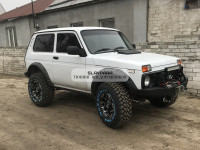 Расширители колёсных арок Fenders для ВАЗ НИВА 2121 3D (расширение 70 мм) под резанные арки