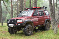 Бампер передний силовой OJeep для УАЗ Патриот 2005-2015 с кенгурином