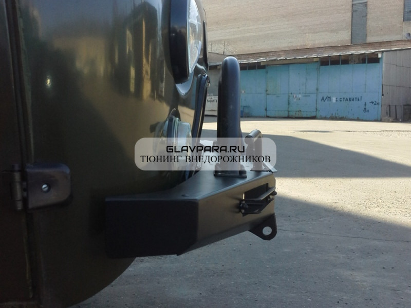 Бампер передний силовой OJeep для УАЗ Буханка с кенгурином + доп. опции Бампер передний силовой OJeep для УАЗ Буханка с кенгурином + доп. опции