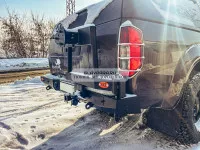 Бампер задний силовой OJ для Nissan Navara D40 2010-2015 (03.168.03)